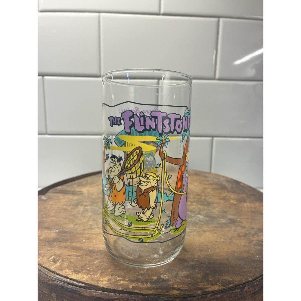 1991 Hardee's Flintstones First 30 Years Glass‎